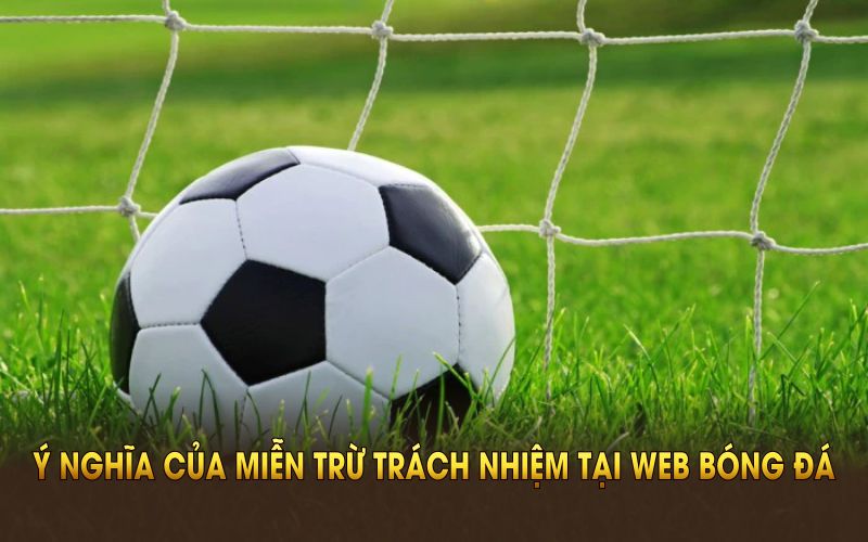 Khám phá ý nghĩa của miễn trừ trách nhiệm tại web bóng đá